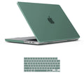Suitable for  MacBook Pro 14 Max Inch Case 2023 2022 2021 M2 A2779 M1 A2442 Hardshell Case Keyboard Cover Midnight Green - SuperSaverAU - view 1