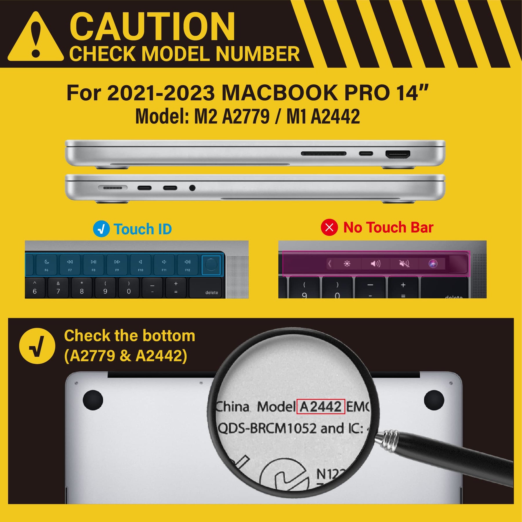 Suitable for  MacBook Pro 14 Max Inch Case 2023 2022 2021 M2 A2779 M1 A2442 Hardshell Case Keyboard Cover Midnight Green - SuperSaverAU - view 3