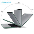 Suitable for  MacBook Pro 14 Max Inch Case 2023 2022 2021 M2 A2779 M1 A2442 Hardshell Case Keyboard Cover Midnight Green - SuperSaverAU - view 4