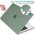 Suitable for  MacBook Pro 14 Max Inch Case 2023 2022 2021 M2 A2779 M1 A2442 Hardshell Case Keyboard Cover Midnight Green - SuperSaverAU - view 6