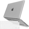 Premium White MacBook Pro 16 Hard Shell Case with Keyboard Cover A2780 A2485