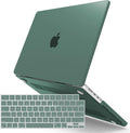 Premium Midnight Green MacBook Pro 16 Hard Shell Case with Keyboard Cover A2780 A2485