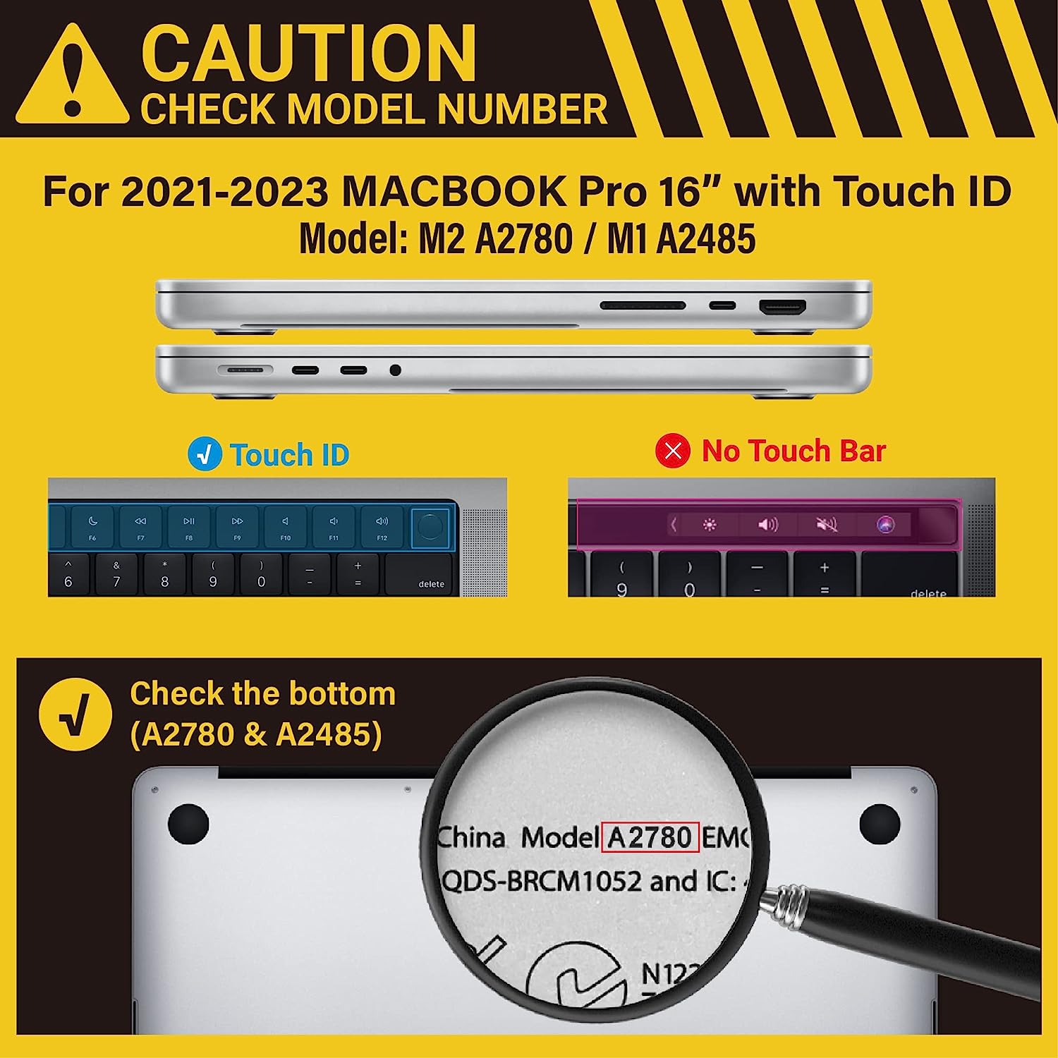 Premium Midnight Green MacBook Pro 16 Hard Shell Case with Keyboard Cover A2780 A2485