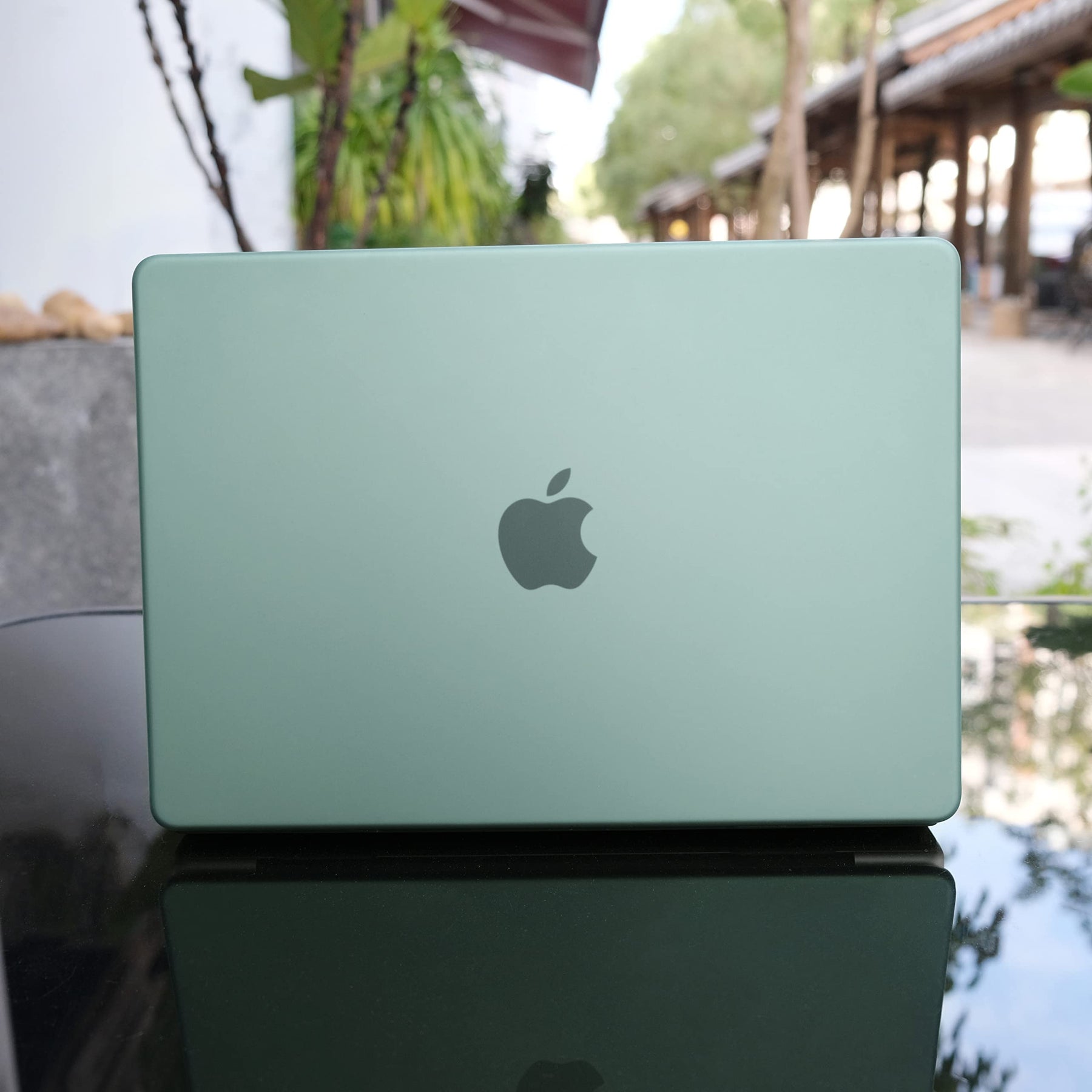Premium Midnight Green MacBook Pro 16 Hard Shell Case with Keyboard Cover A2780 A2485