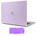 Premium Purple MacBook Pro 16 Hard Shell Case with Keyboard Cover A2780 A2485