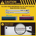 Premium Purple MacBook Pro 16 Hard Shell Case with Keyboard Cover A2780 A2485