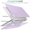 Premium Purple MacBook Pro 16 Hard Shell Case with Keyboard Cover A2780 A2485