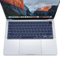 Keyboard Cover Skin For MacBook Air Pro 13 13.6 14 15.3 16 A2442 A2779 A2485 A2780 A2681 A2941 M1 M2 2021 to 2023 Navy Blue - SuperSaverAU - view 3