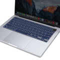 Keyboard Cover Skin For MacBook Air Pro 13 13.6 14 15.3 16 A2442 A2779 A2485 A2780 A2681 A2941 M1 M2 2021 to 2023 Navy Blue - SuperSaverAU - view 4