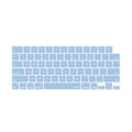 Keyboard Cover Skin For MacBook Air Pro 13 13.6 14 15.3 16 A2442 A2779 A2485 A2780 A2681 A2941 M1 M2 2021 to 2023 Sky Blue - SuperSaverAU - view 1
