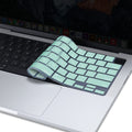 Keyboard Cover Skin For MacBook Air Pro 13 13.6 14 15.3 16 A2442 A2779 A2485 A2780 A2681 A2941 M1 M2 2021 to 2023 Mint Green - SuperSaverAU - view 3