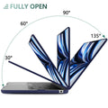 Suitable for  2023 2022 MacBook Air 13 inch case M2 Model A2681 Hard Shell Case Keyboard Cover Blue - SuperSaverAU - view 5