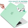 Suitable for  2023 2022 MacBook Air 13 inch case M2 Model A2681 Hard Shell Case Keyboard Cover Green - SuperSaverAU - view 6