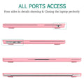 Suitable for  2023 2022 MacBook Air 13 inch case M2 Model A2681 Hard Shell Case Keyboard Cover Pink - SuperSaverAU - view 5