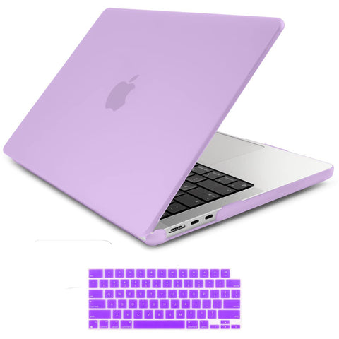 Suitable for  2023 2022 MacBook Air 13 inch case M2 Model A2681 Hard Shell Case Keyboard Cover Purple - SuperSaverAU - view 1