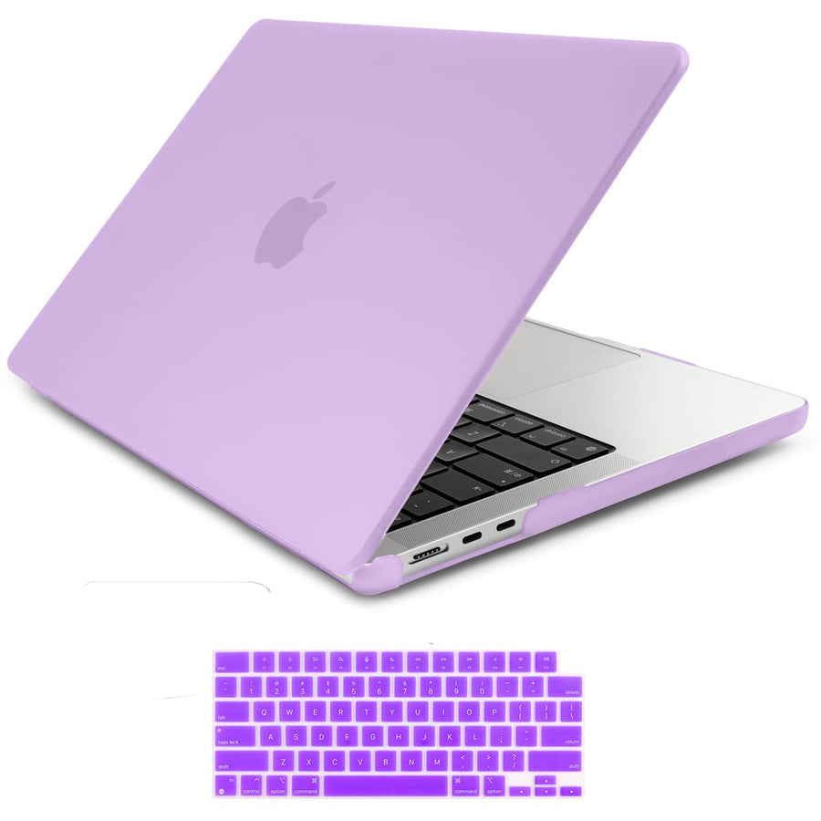 Suitable for  2023 2022 MacBook Air 13 inch case M2 Model A2681 Hard Shell Case Keyboard Cover Purple - SuperSaverAU - view 1