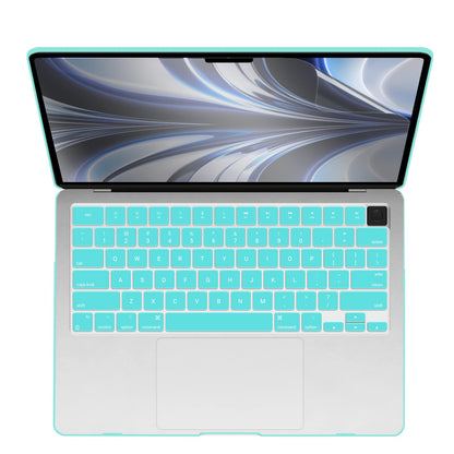 Suitable for  2023 2022 MacBook Air 13 inch case M2 Model A2681 Hard Shell Case Keyboard Cover Turquoise