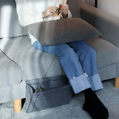 Dark Grey Bedside Caddy Organizer by Premium - Multi-Purpose Storage Solution