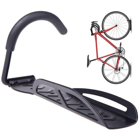 Bicycle Wall Hook 26cm x 4cm x 13cm, Rubber Coated, Stable Design, 600g - SuperSaverAU - view 1