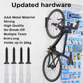 Bicycle Wall Hook 26cm x 4cm x 13cm, Rubber Coated, Stable Design, 600g - SuperSaverAU - view 2