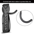 Bicycle Wall Hook 26cm x 4cm x 13cm, Rubber Coated, Stable Design, 600g - SuperSaverAU - view 4