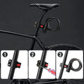 Premium Bike Cable Lock with 12mm Steel Cable, Bracket & 2 Keys - 1.2m