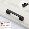 Zinc Kitchen Cabinet Handle Pull, Black & Copper, 96mm, Modern Design - SuperSaverAU - view 1