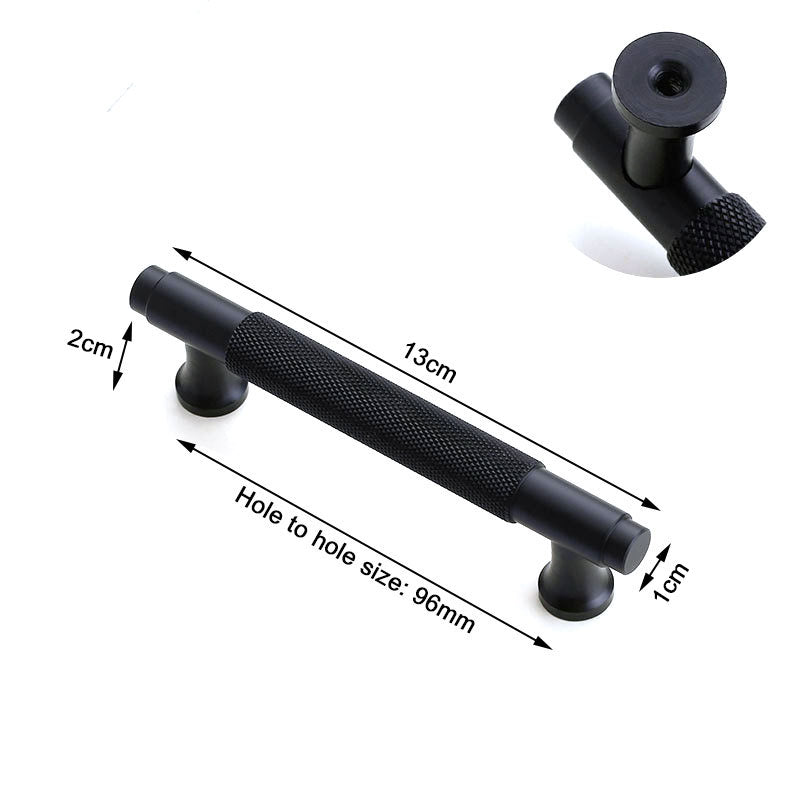 Ceramics T-Bar Cabinet Pull 96mm Stainless Steel Brushed Nickel Finish - SuperSaverAU - view 2