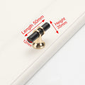 Luxury Design Black T Bar Kitchen Cabinet Handle Pull - Modern European Style, 1x Handle - SuperSaverAU - view 2