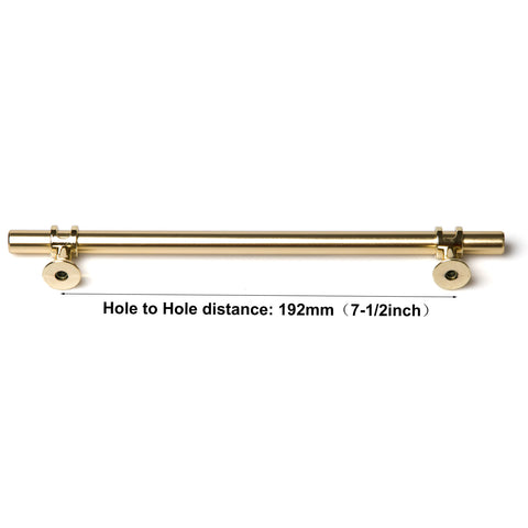 Luxury Design Gold Kitchen Cabinet Handle Pull 192mm, Modern European Style - SuperSaverAU - view 1