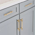 Luxury Design Gold Kitchen Cabinet Handle Pull 96MM - Modern Zinc Alloy - SuperSaverAU - view 2