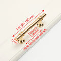 Luxury Design Gold Kitchen Cabinet Handle Pull 96MM - Modern Zinc Alloy - SuperSaverAU - view 4