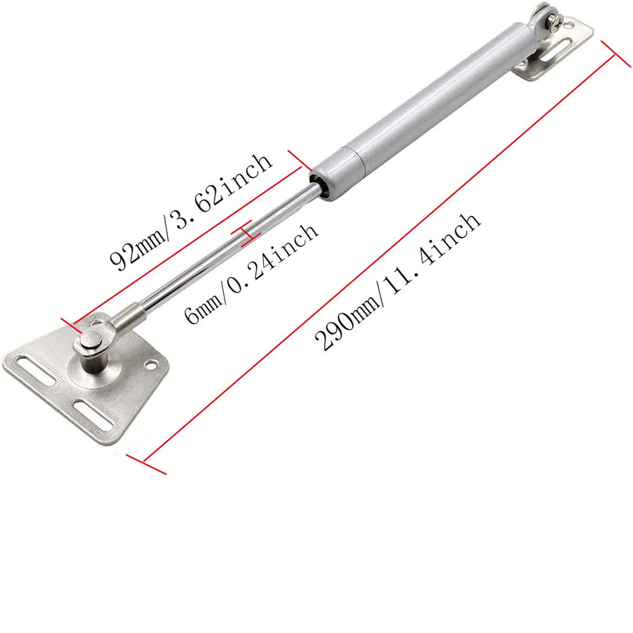 100N Hydraulic Gas Lift Support Hinge 2 Pcs Soft Close for Cabinets 290mm - SuperSaverAU - view 1