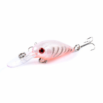 Durable ABS Hard Plastic Fishing Lures 7.5cm 9x Colors for Saltwater/Freshwater