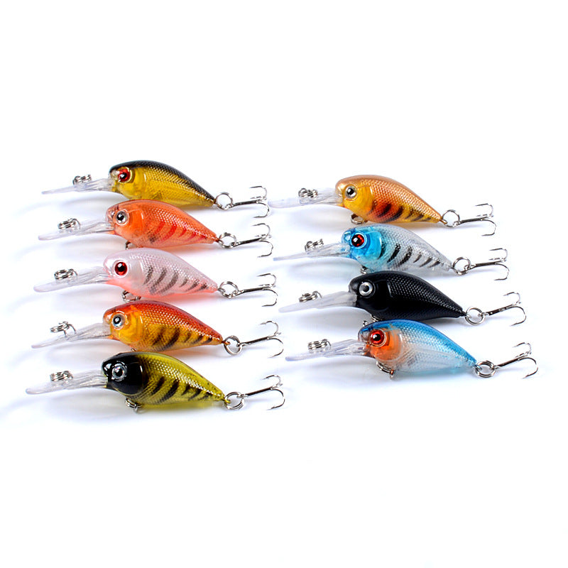 Durable ABS Hard Plastic Fishing Lures 7.5cm 9x Colors for Saltwater/Freshwater - SuperSaverAU - view 1