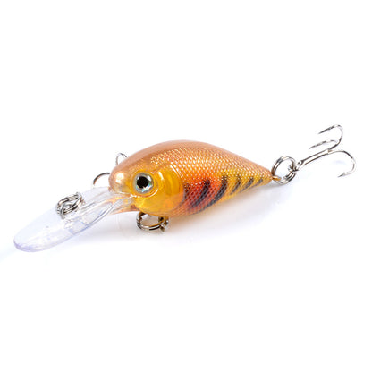 Durable ABS Hard Plastic Fishing Lures 7.5cm 9x Colors for Saltwater/Freshwater