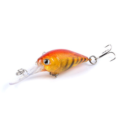 Durable ABS Hard Plastic Fishing Lures 7.5cm 9x Colors for Saltwater/Freshwater
