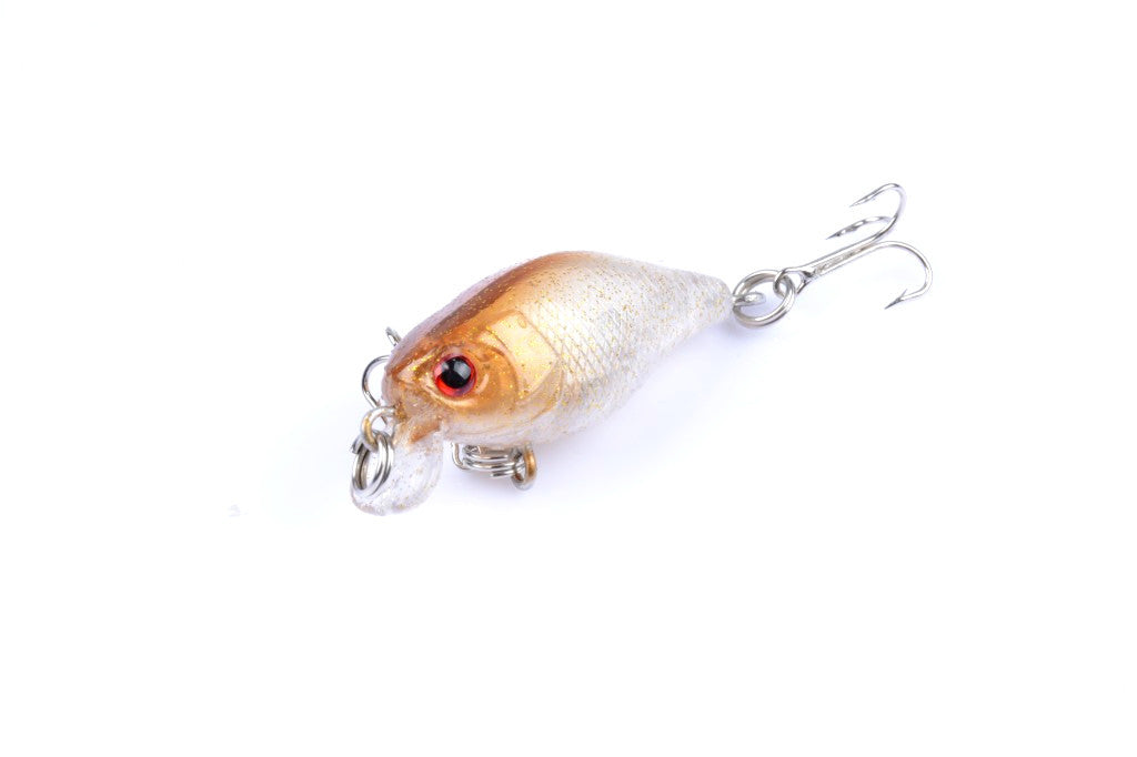 Durable ABS 4.3cm Popper Crank Bait Fishing Lure 5 Colors for Saltwater/Freshwater - SuperSaverAU - view 4
