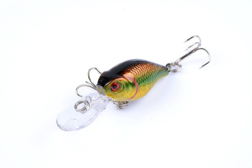 6x 6cm Durable ABS Hard Plastic Popper Crank Bait Fishing Lure - Saltwater/Freshwater - SuperSaverAU - view 4