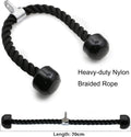 Tricep Rope Fitness Gym Pulley Pull Down Rope Cable Machine Attachment Pull down Rope - SuperSaverAU - view 2