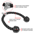 Tricep Rope Fitness Gym Pulley Pull Down Rope Cable Machine Attachment Pull down Rope - SuperSaverAU - view 4