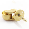 Brass Caster Wheel 1" / 25mm Swivel 360-Degree for Furniture, 100kg Load - SuperSaverAU - view 3