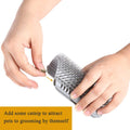 Cat Self Groomer Wall Corner Scratcher Comb with Catnip, 13cm x 8cm x 5cm - SuperSaverAU - view 3