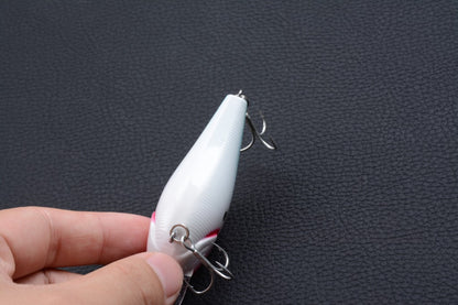 Durable ABS 8cm Popper Crank Bait Fishing Lure 6x Saltwater Surface Tackle