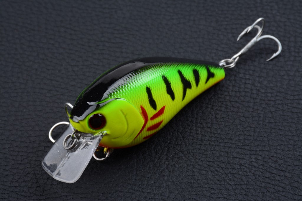 Durable ABS 8cm Popper Crank Bait Fishing Lure 6x Saltwater Surface Tackle