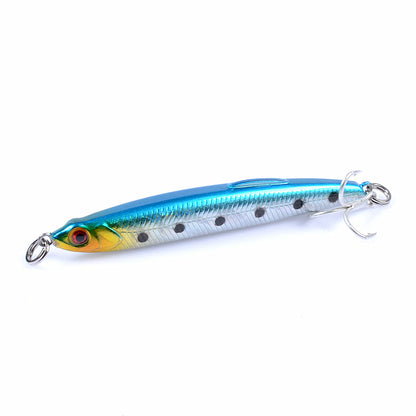 Durable ABS Hard Plastic Fishing Lures 9.5cm 5 Colors for Saltwater/Freshwater