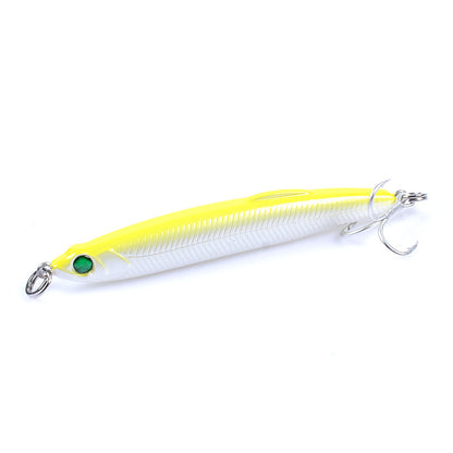 Durable ABS Hard Plastic Fishing Lures 9.5cm 5 Colors for Saltwater/Freshwater