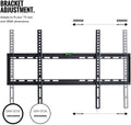 Premium Fixed TV Wall Mount Bracket for 32-70 Inch TVs 75kg Capacity