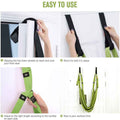 Premium Yoga Stretch Strap Door Swing Trainer for Flexibility - Green