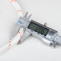 Premium White 12mm x 10m Nylon Safety Rope with Steel Core